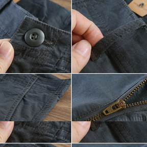 Kit 4 Calças Reta em Sarja + Brinde